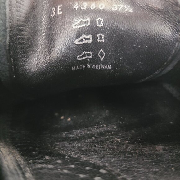 Prada Sport Black Patent Leather Lace Up Ballet Sneakers EU 37.5 US 7 - Picture 8 of 16